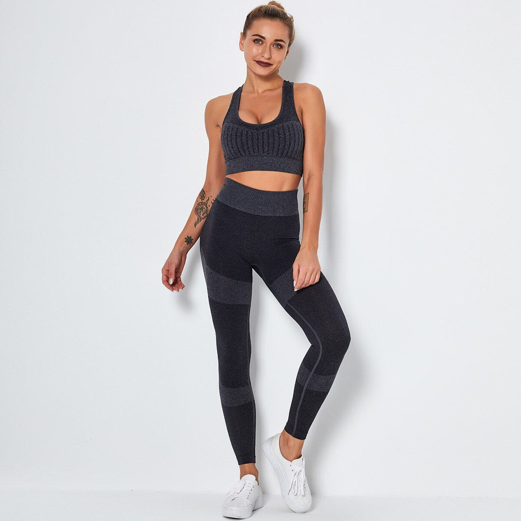 Seamless Yoga Fitness Set Women Sportswear - GilloServ