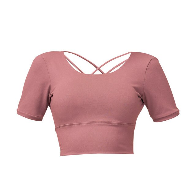 Seamless Sports Yoga Top Fitness Tracksuit - GilloServ