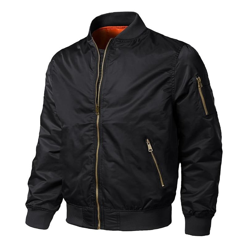 Winter Jackets Men MA1 Bomber Pilot Coat Thermal Padded Casual Baseball Varsity Jacket Male Military Army Windbreaker-4