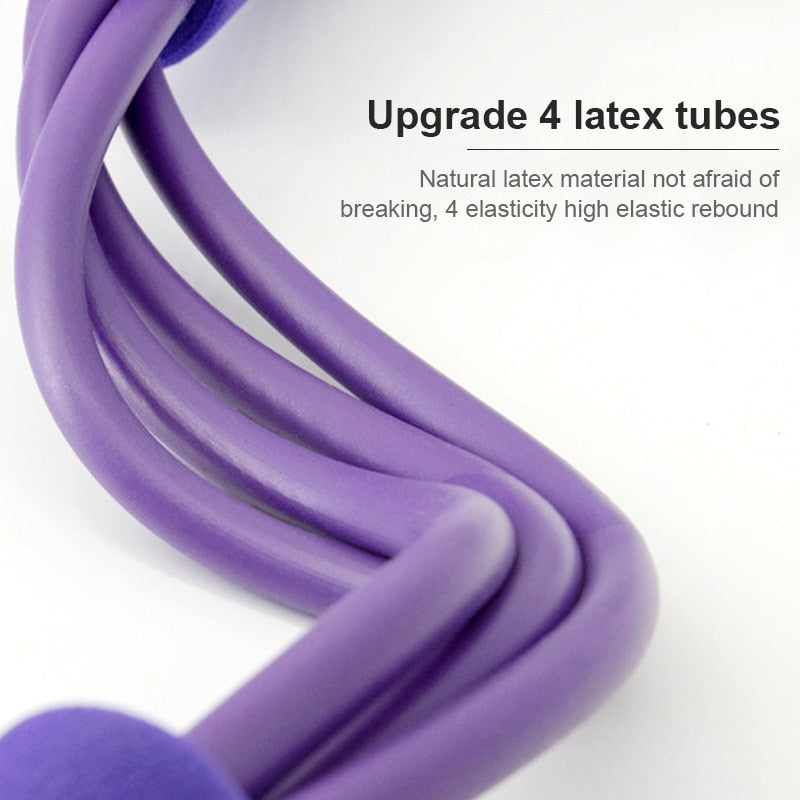 Resistance Elastic Pedal Puller Ropes Exerciser Rower Belly Resistance