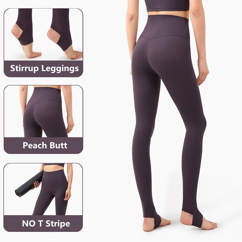 Seamless Yoga Leggings No T Stripe Fashion Squat Proof - GilloServ