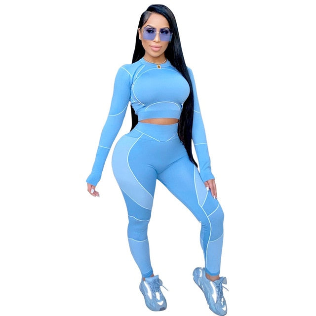 Seamless Sportswear Yoga 2 PCS Set Women GYM Clothes - GilloServ