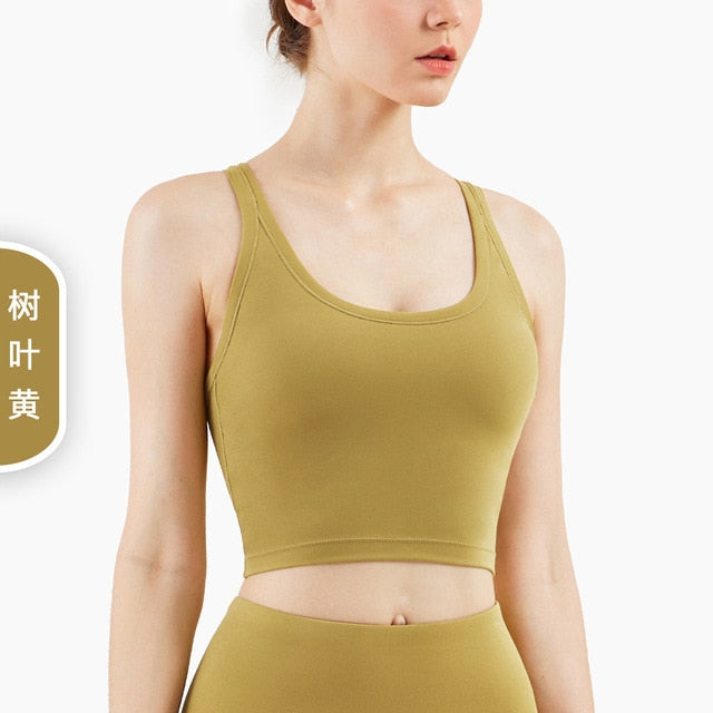 Solid Seamless Vest Top Energy Yoga - GilloServ