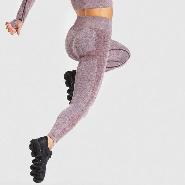 Patchwork Yoga Leggings Push Up Workout Fitness Gym - GilloServ