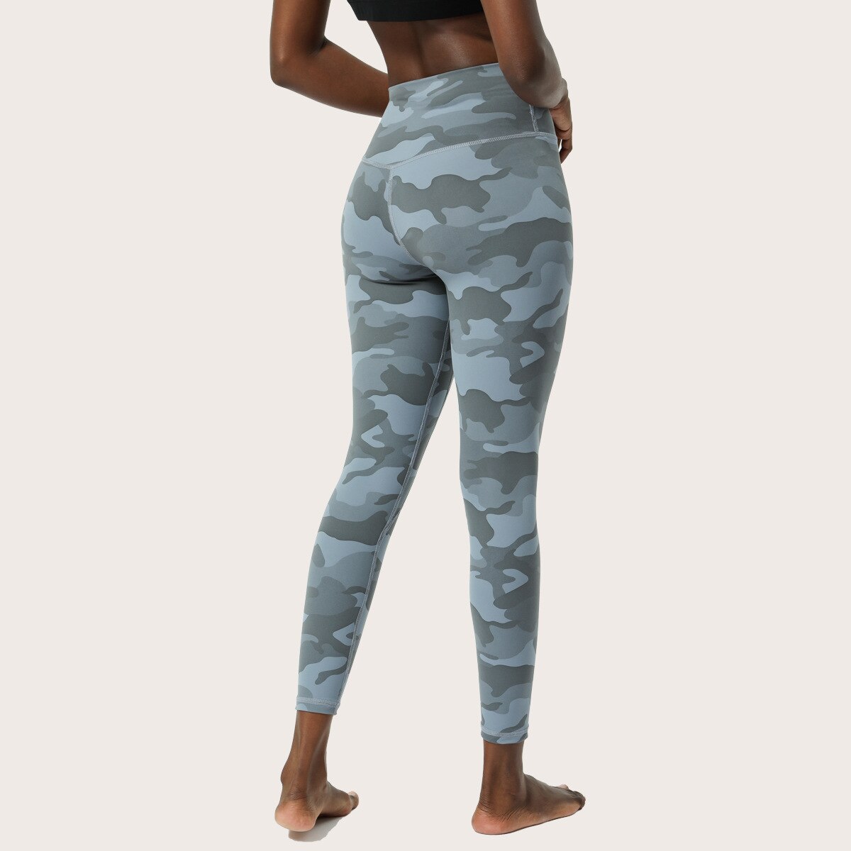 Four Ways Stretchy Yoga Pants Sport Gym Legging /8 Length - GilloServ