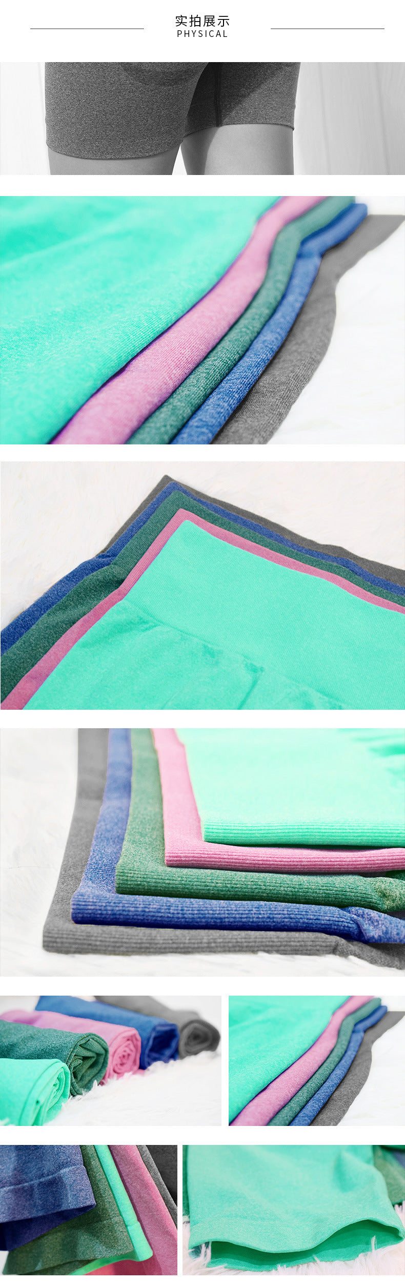 High Waist Workout Shorts Summer Seamless Fitness Yoga Short - GilloServ