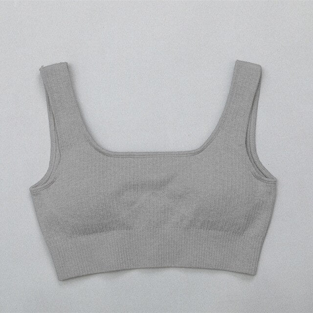 High Waist Sports Bra+ Legging Gym Clothing Seamless Fitness