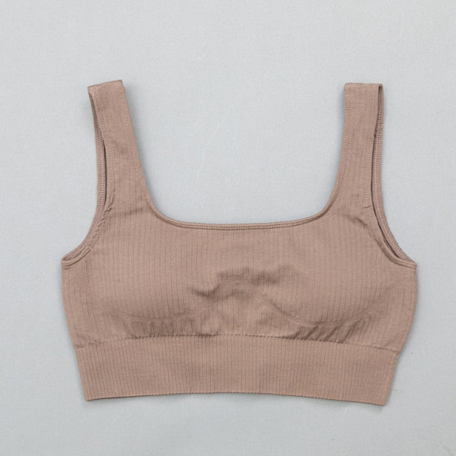 High Waist Sports Bra+ Legging Gym Clothing Seamless Fitness