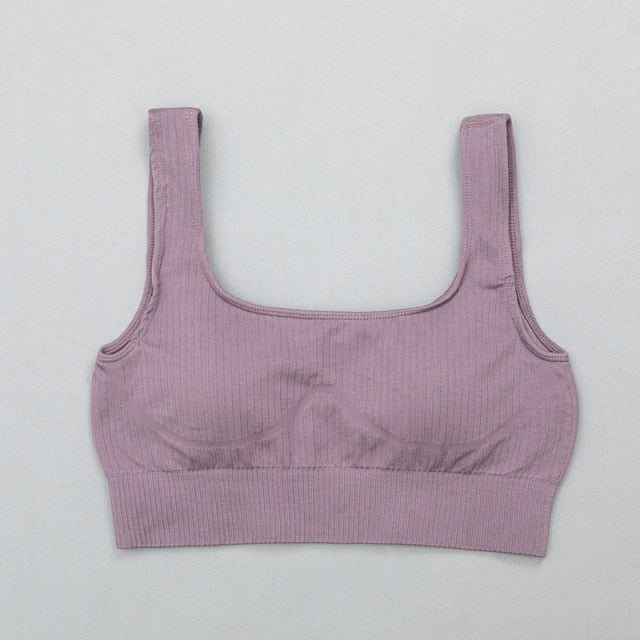 High Waist Sports Bra+ Legging Gym Clothing Seamless Fitness