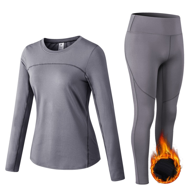 Thermal Sports Suits Women Workout Yoga - GilloServ