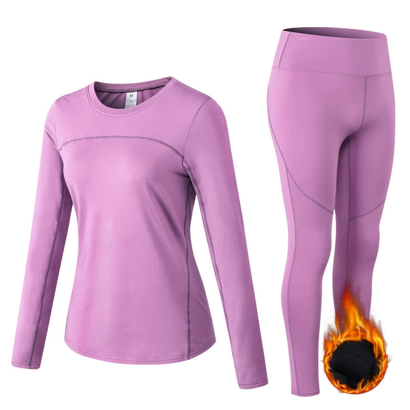 Thermal Sports Suits Women Workout Yoga - GilloServ