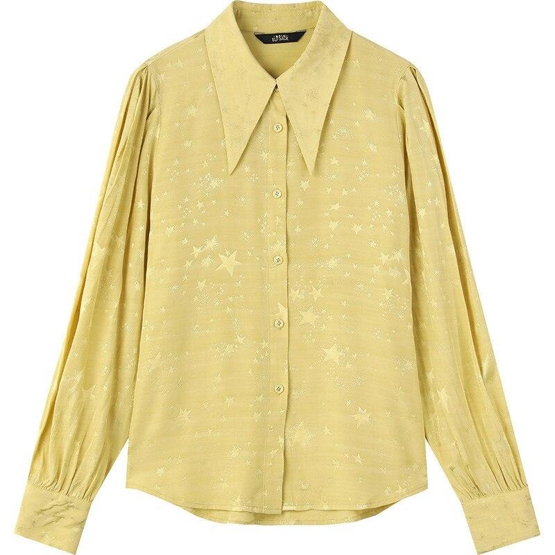 Solid Pure Single Breasted Casual Shirt