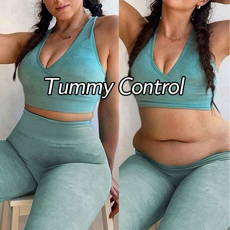 Yoga Sets 2 Piece Sport Outfits Workout Clothes - GilloServ