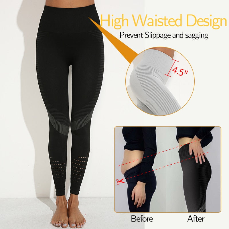 High Waist Fitness Leggings Push Up Women Exercise Pant