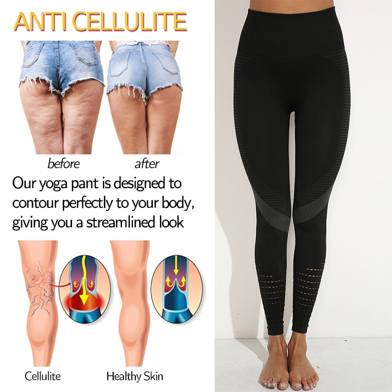 High Waist Fitness Leggings Push Up Women Exercise Pant