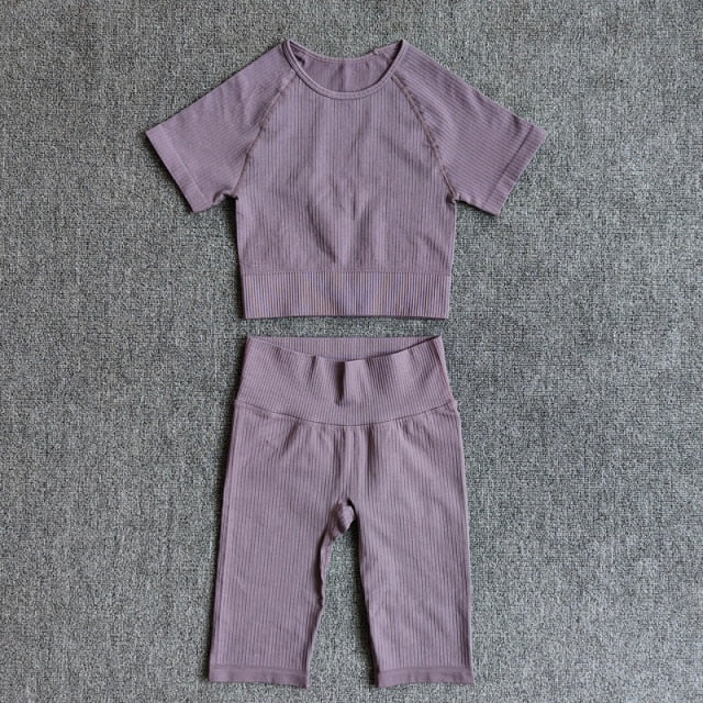 Yoga Set Seamless Women & #39;s Sportswear - GilloServ