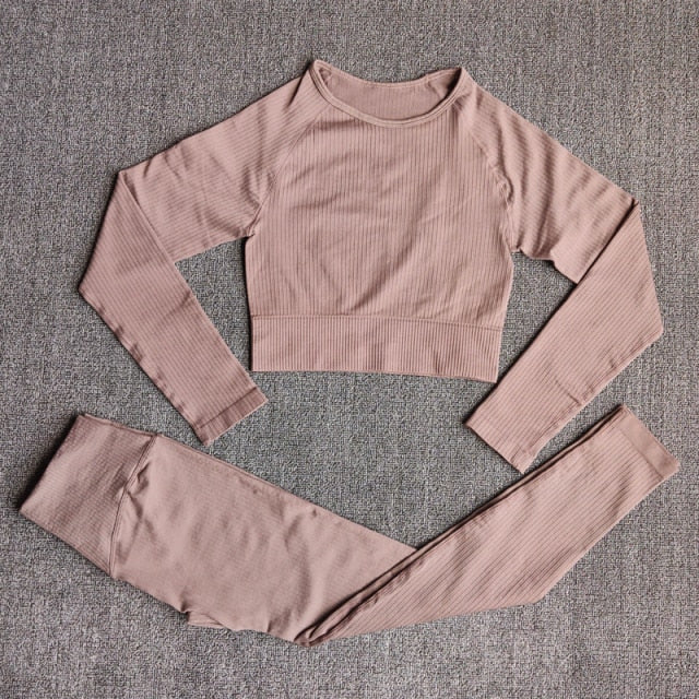 Yoga Set Seamless Women & #39;s Sportswear - GilloServ