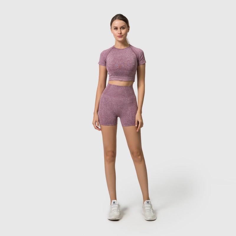 2/3/5PCS Seamless Women Yoga Set - GilloServ