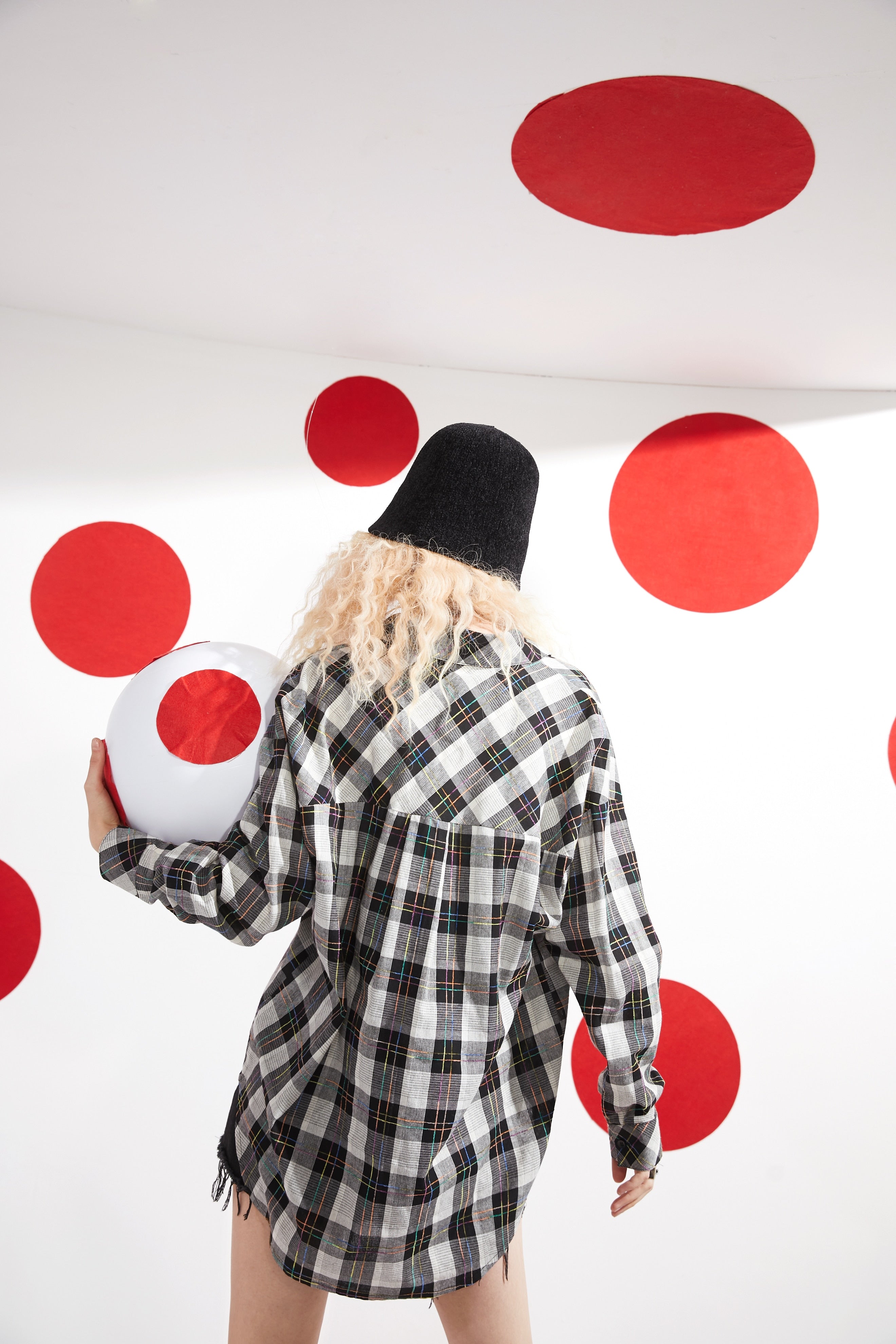 Plaid Single Breasted Casual Shirt Women