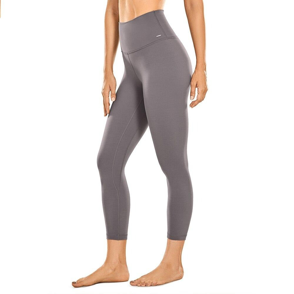 Matte Brushed Yoga Leggings 21 Inches - GilloServ