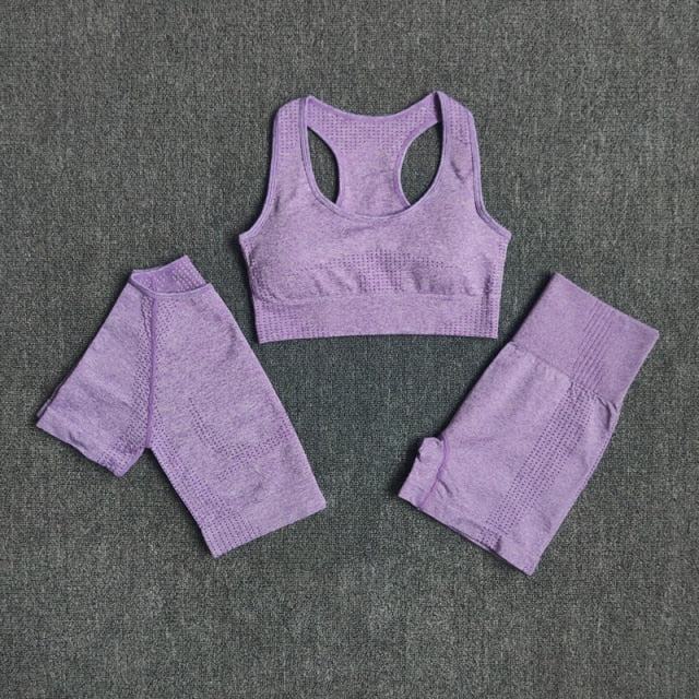 2/3/5PCS Seamless Women Yoga Set - GilloServ