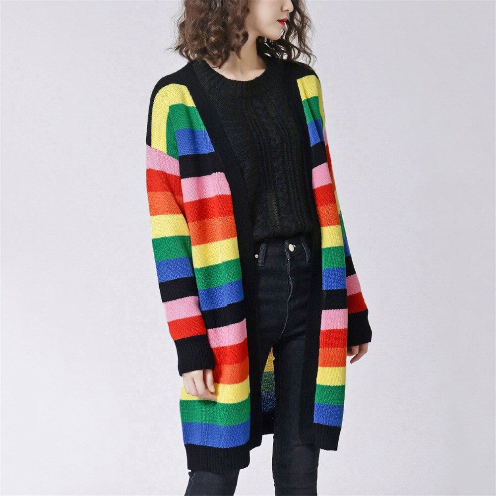 Oversized Cardigan Long Knitted Sweater Tops