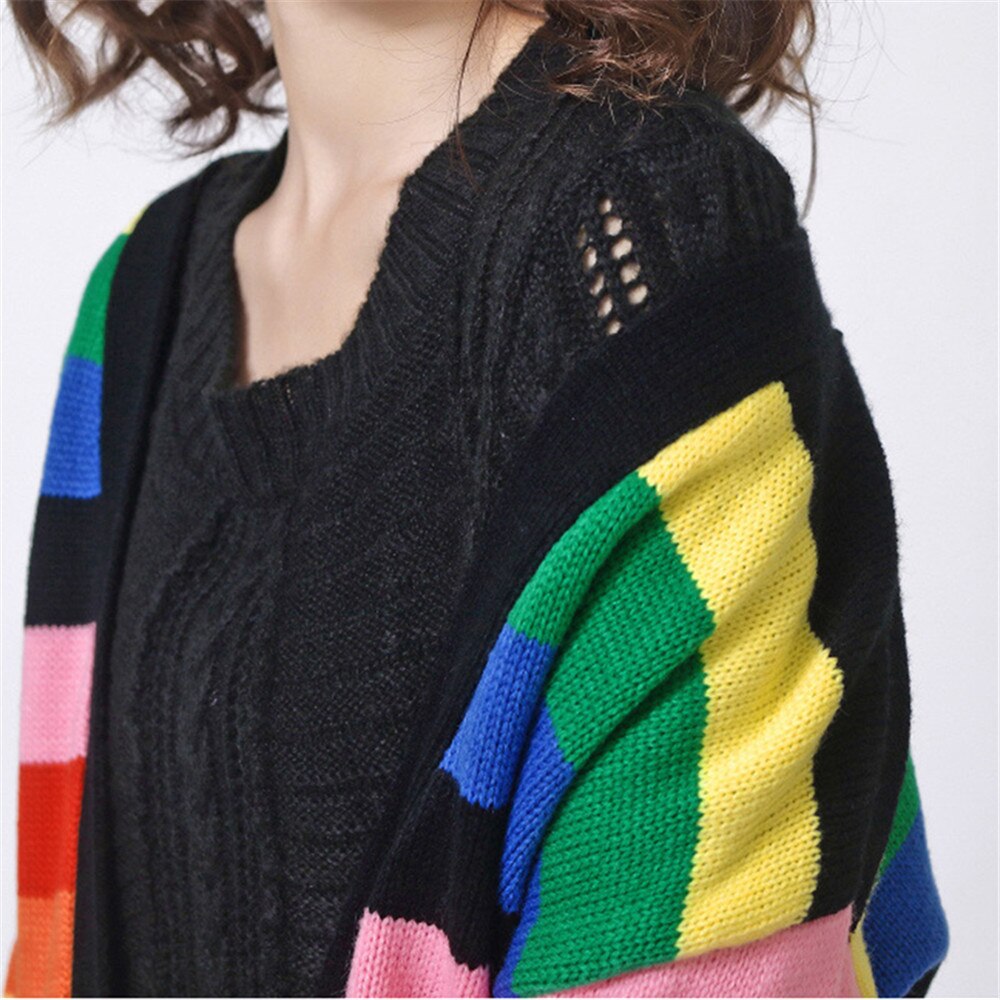 Oversized Cardigan Long Knitted Sweater Tops