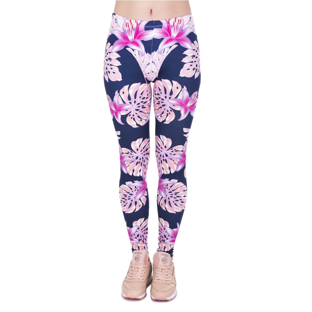 Pink Vegetation Printing Fashion Women - GilloServ