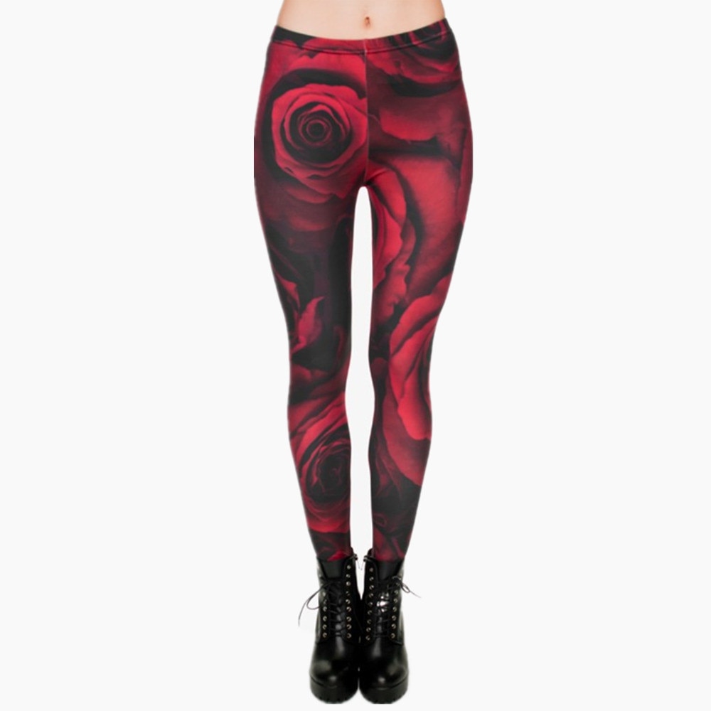 Fashion Flowers Printing Legging Women - GilloServ