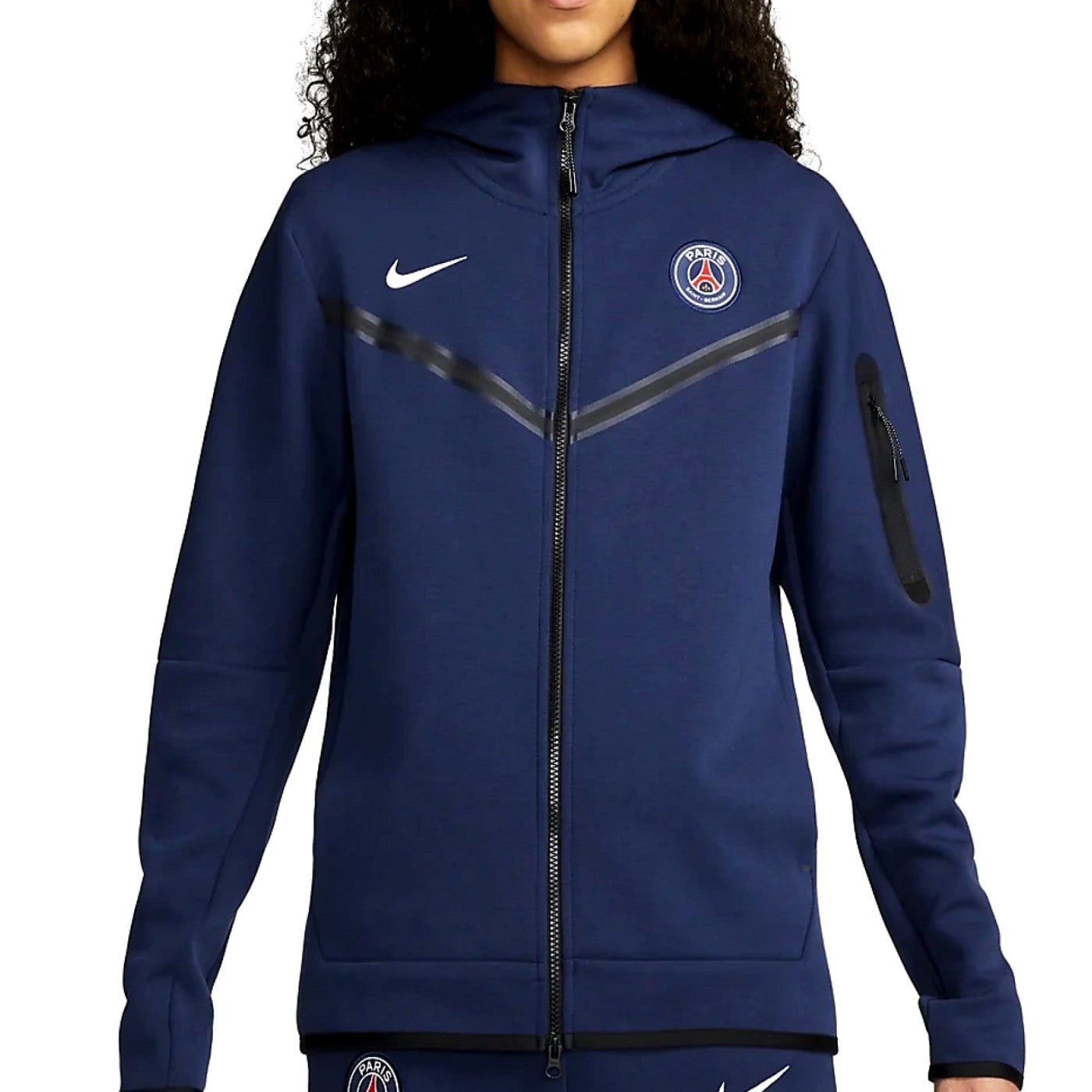 PSG Tech Fleece navy presentation Soccer jacket - GilloServ