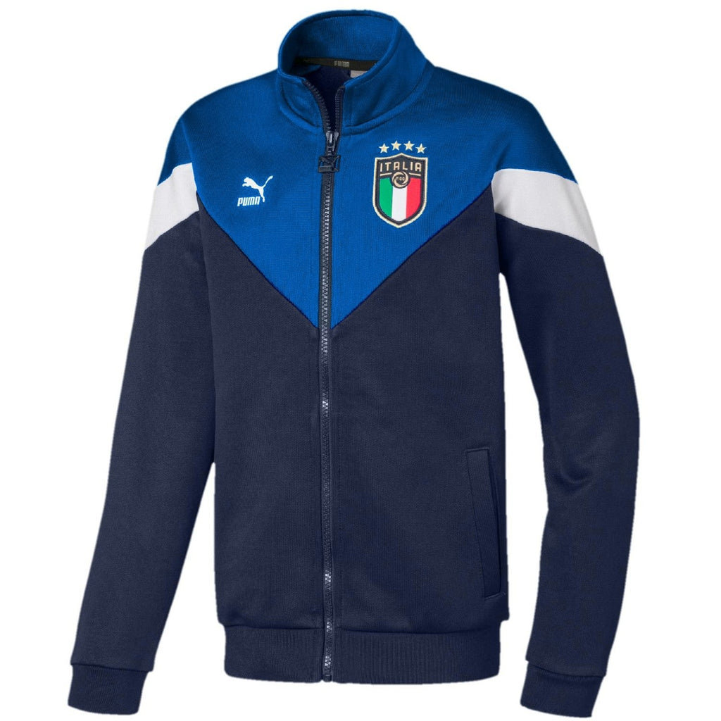 Kids - Italy navy Iconic Fans presentation Soccer tracksuit