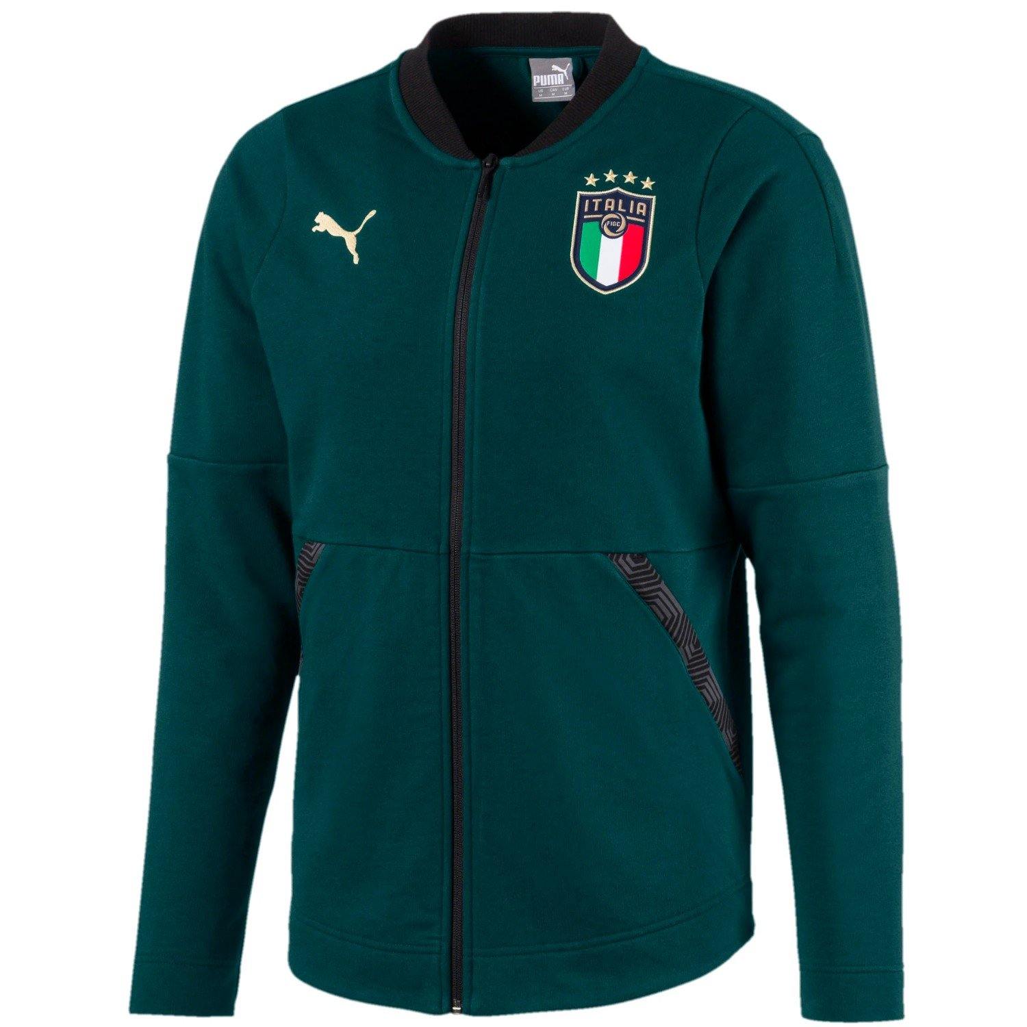 Kids - Italy green Casual presentation tracksuit 2019/20 - Puma-1