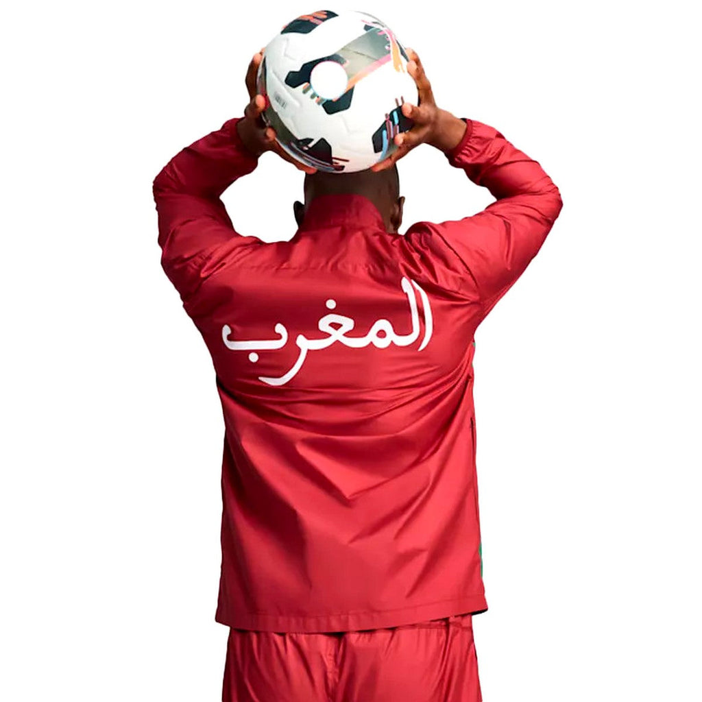 Morocco pre-match presentation soccer tracksuit