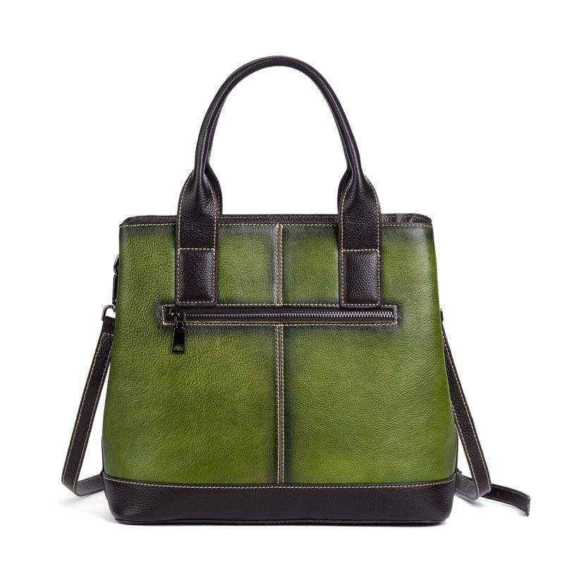 Women Leather Handbag Purse Top Handle Crossbody Bag