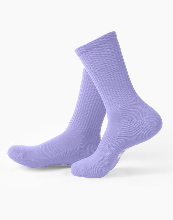 Sport Crew Socks - Lilac - GilloServ