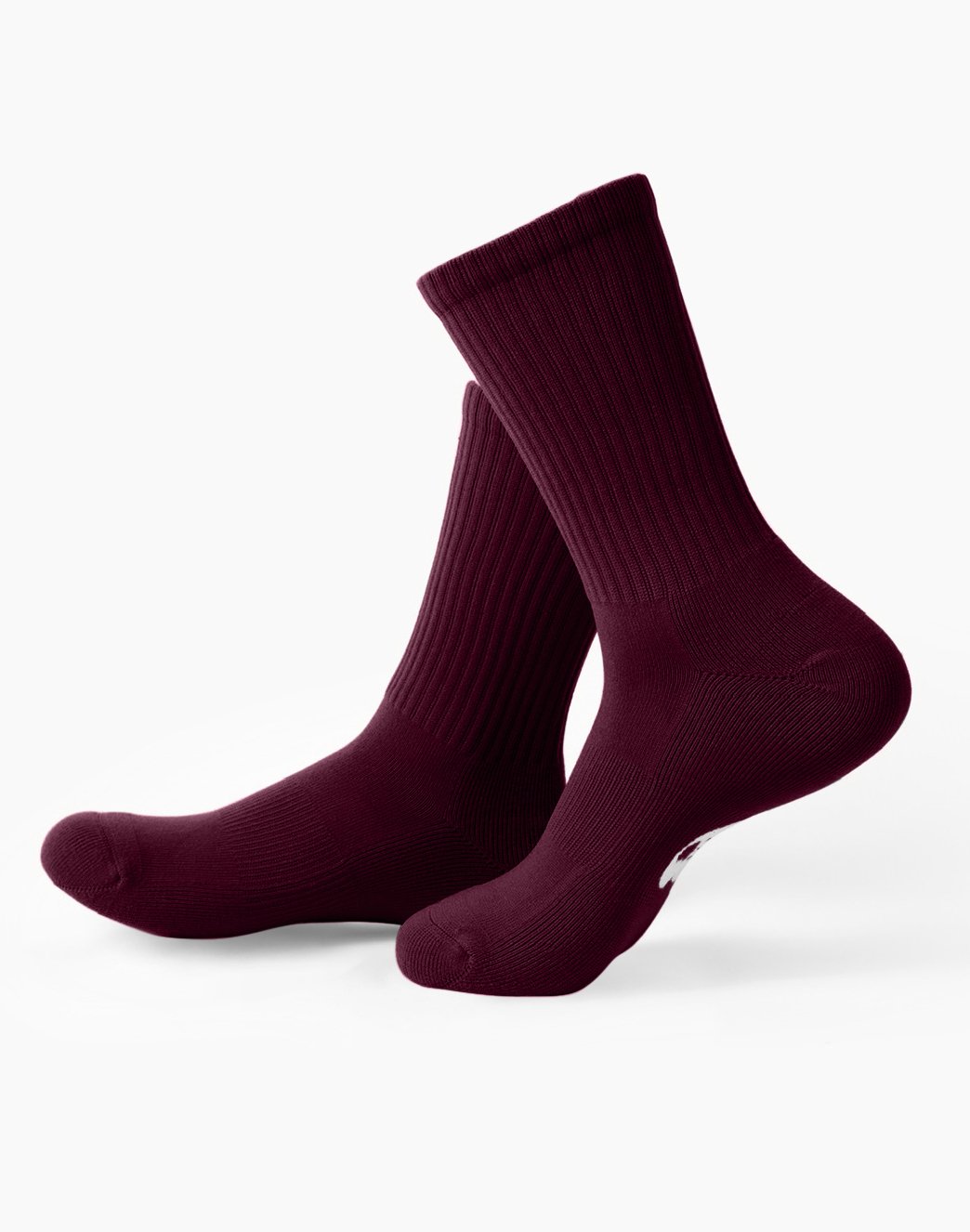 Sport Crew Socks - Maroon - GilloServ