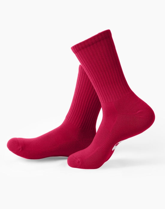 Sport Crew Socks - Red - GilloServ