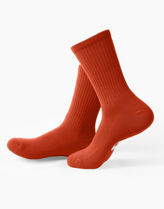 Sport Crew Socks - Rust - GilloServ