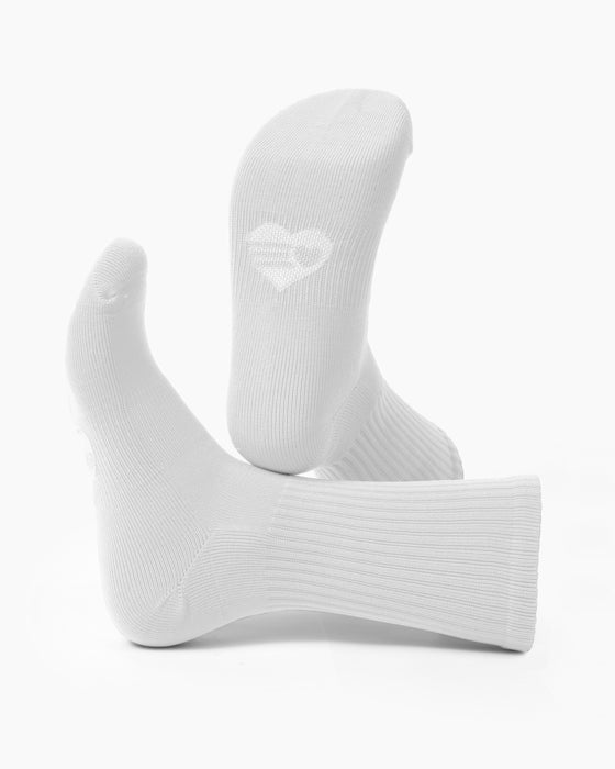 Sport Crew Socks - White - GilloServ