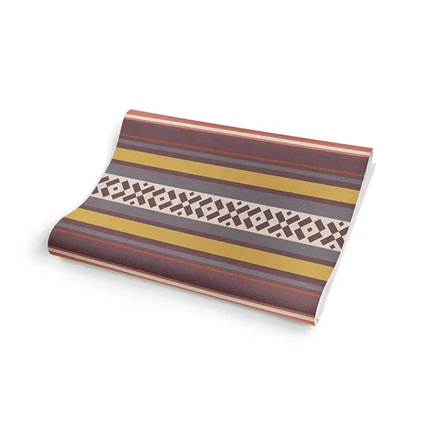 Yoga Mat | 6mm Thick | Striped | Non-Slip | Eco Friendly | Yune Yoga | Kim