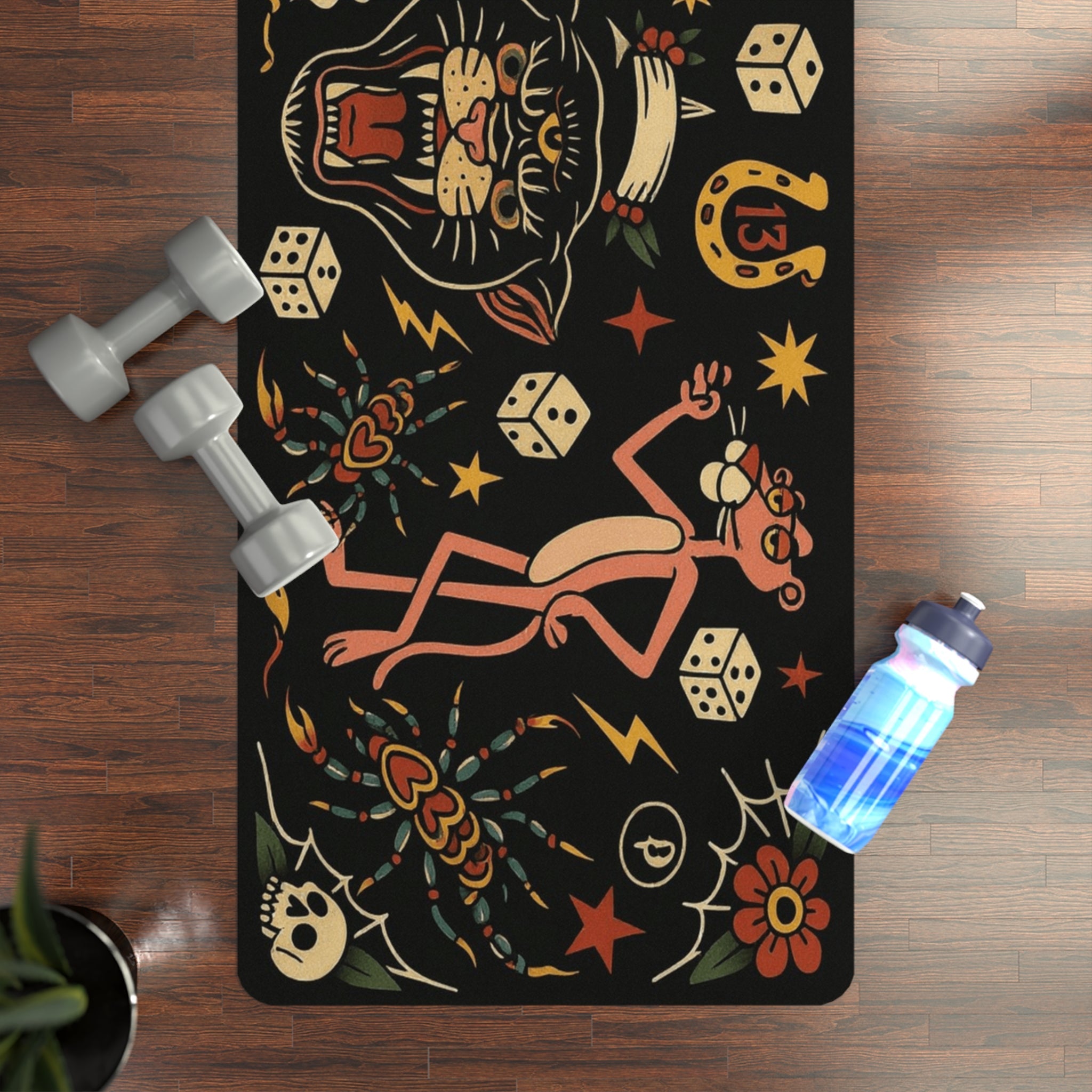 Tattoo Design Yoga Mat (3mm) Yune Yoga - GilloServ