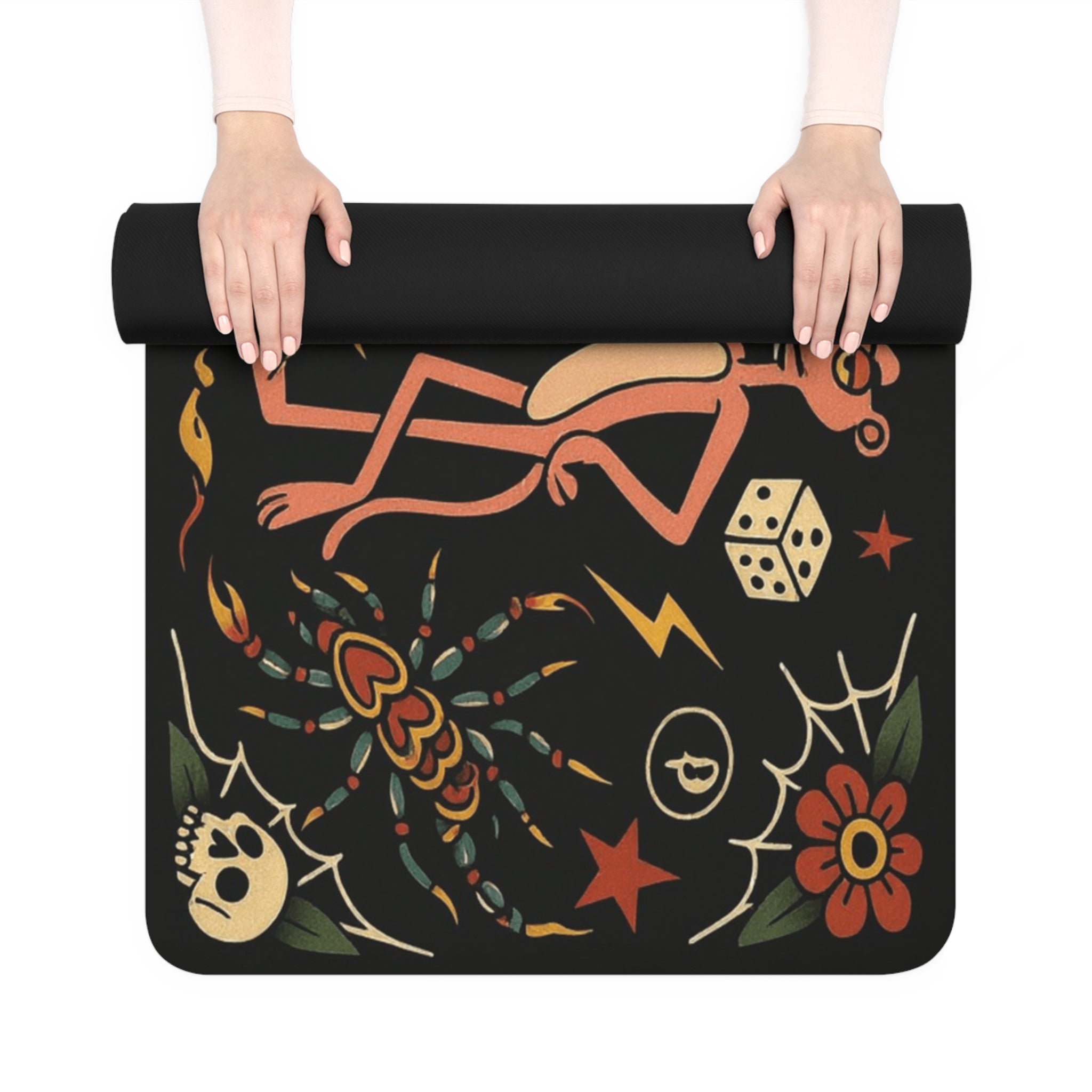 Tattoo Design Yoga Mat (3mm) Yune Yoga - GilloServ
