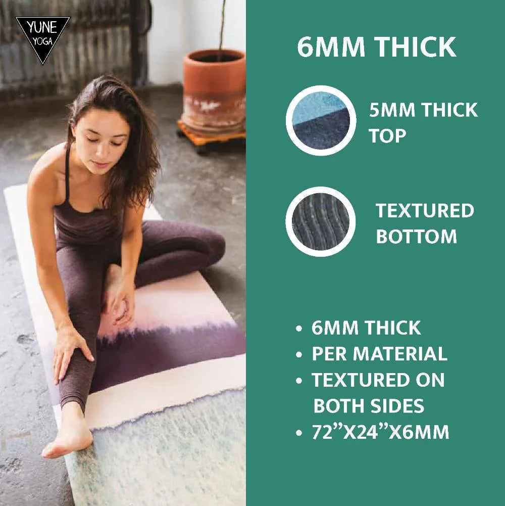 Bowie Lightweight Yoga Mat – 6mm Non-Slip, Eco-Friendly & Travel-Ready | Yune Yoga - GilloServ